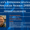 Dean’s Interdisciplinary Speaker Series 2018